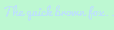 Image with Font Color BDE3F8 and Background Color BDF8D2